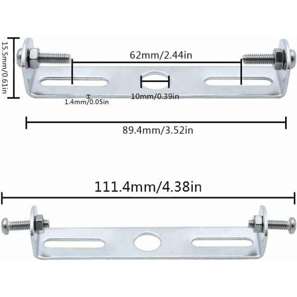 4 stk. opphengsplate for taklampe 90mm for monteringsplate basedeksel montering for opphengslysekrone taklampe takdekorat