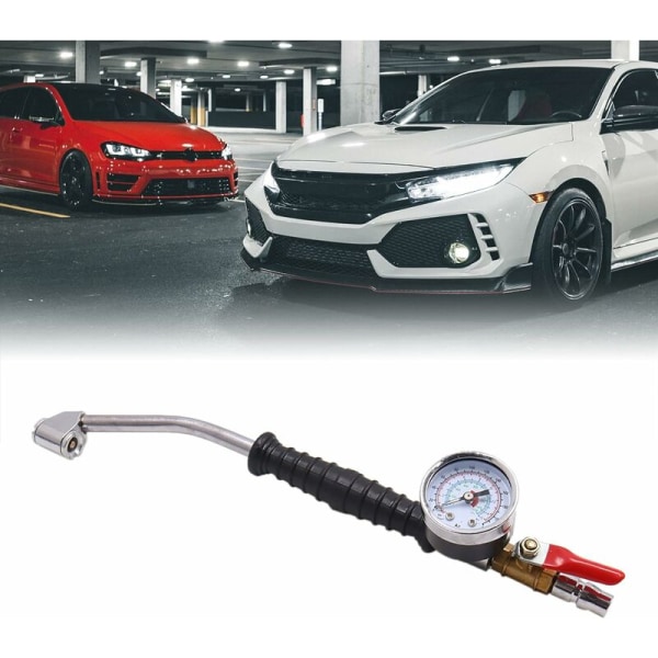 Quick Connector Elbow, Car Tire Air Chuck Inflator Gauge-DENUOTOP