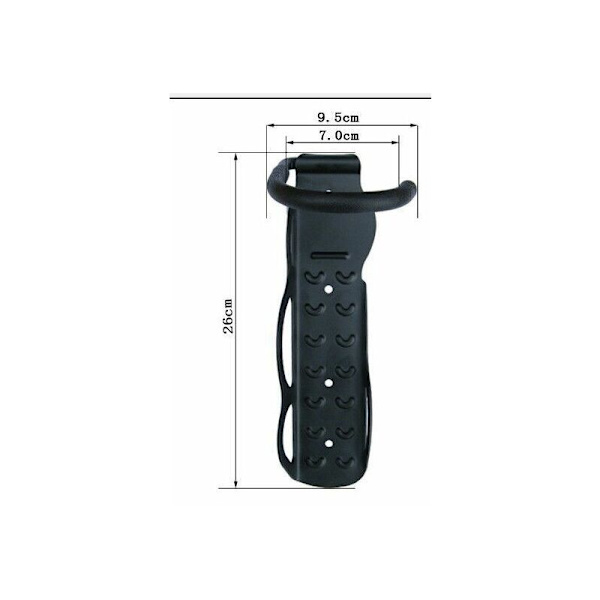 1 stk. sykkelstativ for garasje med dekkbrett, veggmontert sykkelstativ, vertikal innendørs sykkelkrok, treningsstativ for sykkel som holder opptil 30 kg