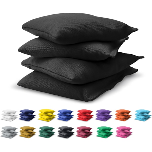 Sandsäck Bean Bag Set (5 Allväderspåsar) - Svart