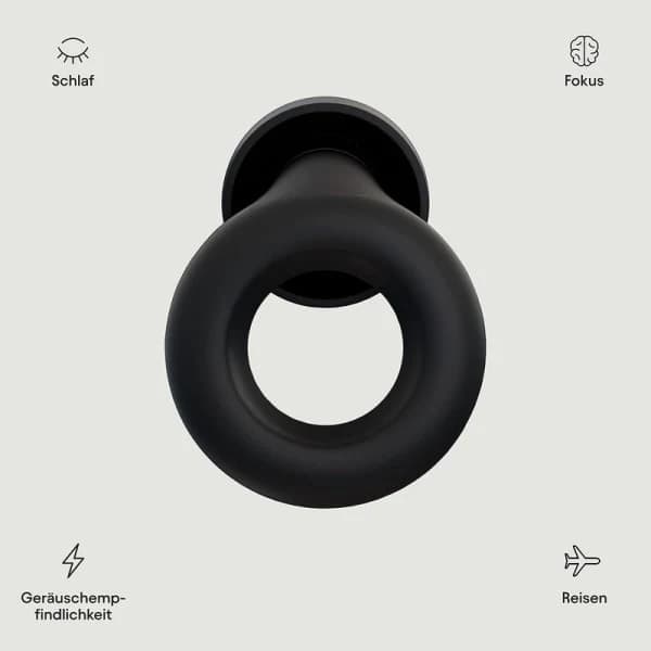 Loop Experience - Brusreducerande öronproppar (18 dB) - Hörselskydd - Svart