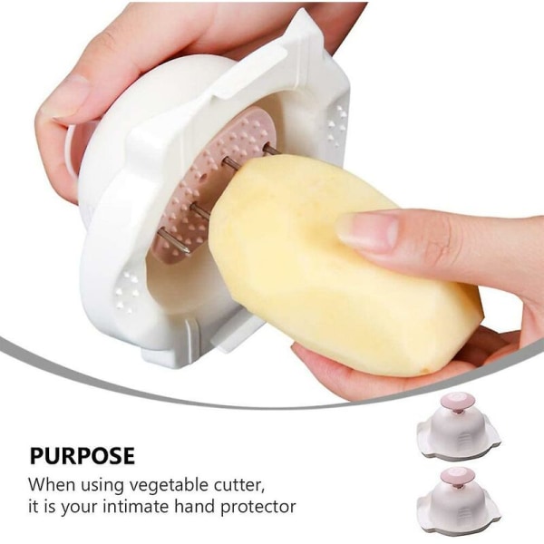 Käsinleikkauksen kestävä muovinen sormisuoja viipalointikoneelle, raastimelle, elintarviketurvajalusta purseiden silppuamiseen