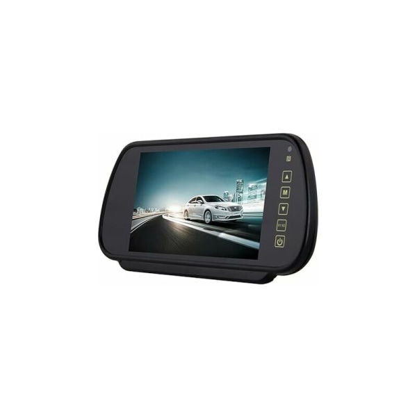 Backspegel för bil, 7 tum TFT LCD-bilskärm Backspegel Backkamera Bilskärm -DENUOTOP