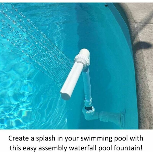 Vandstråle Pool Springvand Vandfald Springvand Pool Springvand Vandfald Pumper Holdbar Justerbar til Have Damme Pool Vandfald Vand P
