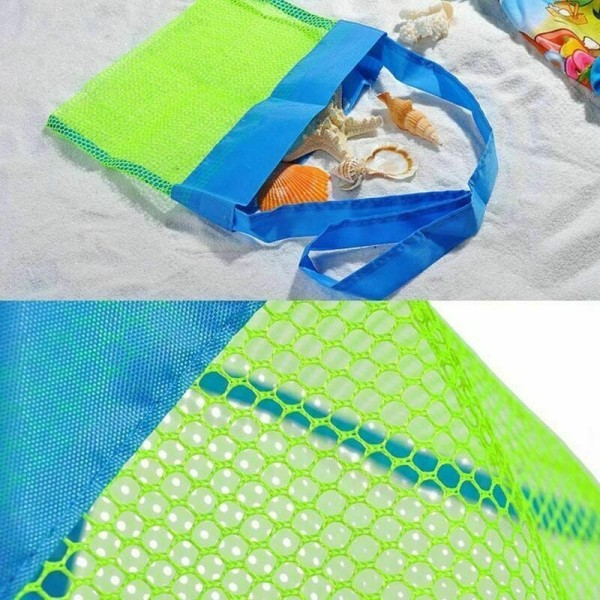 Meshväska för sandleksaker Strandväska Mesh Förvaringsväska (Storlek 2, 2 st, 24×24 cm) - Fei Yu