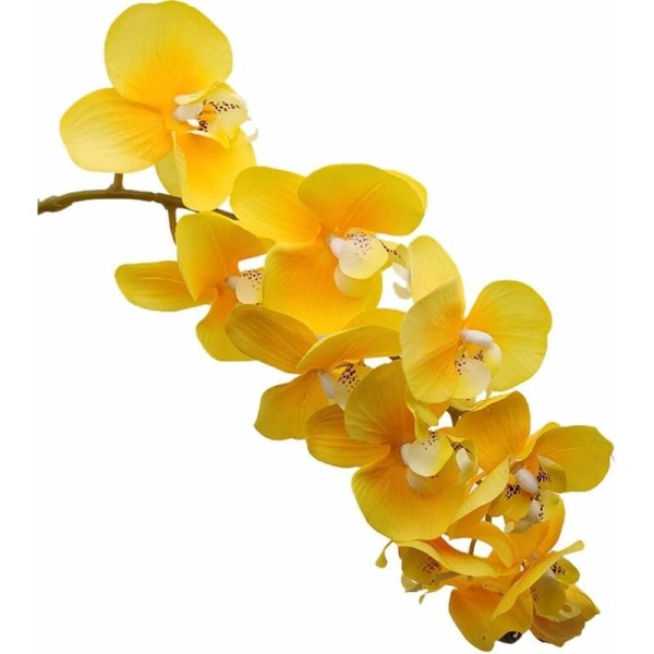 2 kappaletta keinotekoista orkideavartta, aito kosketusorkidea, korkeus, keinotekoinen Phalaenopsis-kukka, keinotekoinen kukka kodin hääkukkasomisteluun