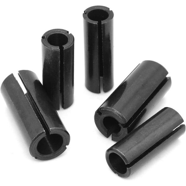 9 stk. Collet Chuck Adapter Router Bit Høy presisjon Collet Adapter CNC Stål Collet Chuck for Elektrisk fres