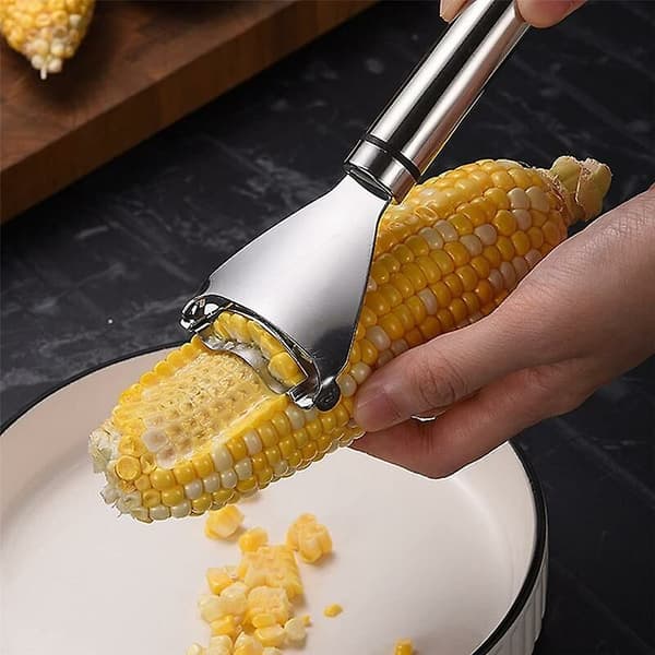 4 stk. rustfrit majsstrimler af rustfrit stål til køkkenet
