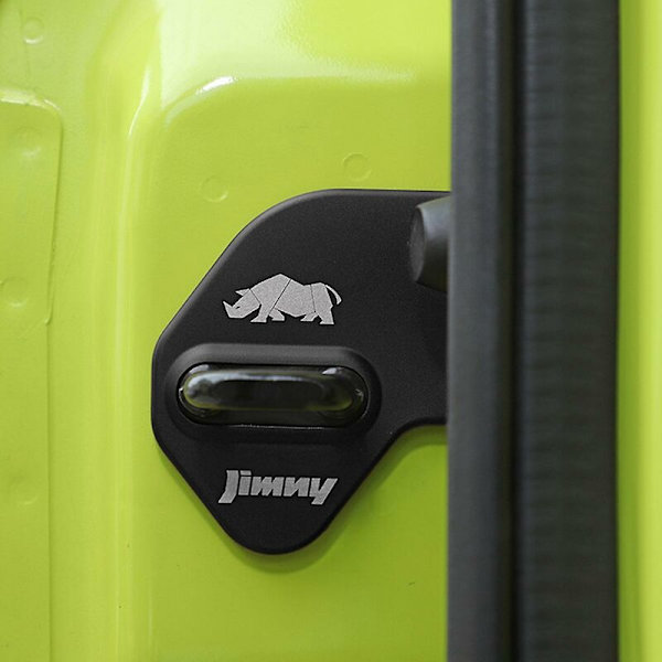 Dörrlåsöverdrag för Jimny, dörrlåsöverdrag för Jimny 2019 2020 2021 tillbehör (svart