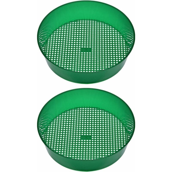 Have Sæt med 2 Have Si, Plastik Have Si til Have og Grøn Have, Plastik Net Have Si, Have Værktøj til Filtrering af Jord Under P