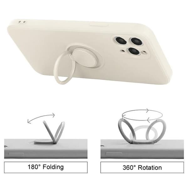 PASTEL RING cover til Samsung S21|hvid