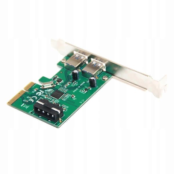 2-portars 10 Gb/s USB 3.1 Typ A PCIe 4x