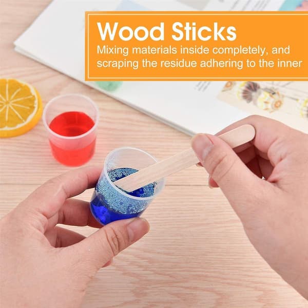 100-pack 30 ml/2 oz graderade plastmuggar transparenta skalmuggar