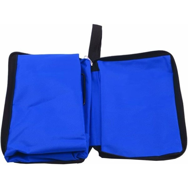 Rolling Shopping Bag, Foldable Rolling Bag with Wheels Reusable Collapsible Shopping Cart Collapsible Grocery Bags Travel Bag Blue