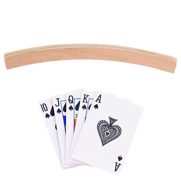 1kpl Puinen Pelikortin Pidike Pokerijuhlapelitarvikkeet