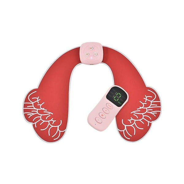 Smart fitness kroppsslimande träningsmassageapparat avslappnande handmassageverktyg trådlös höftmuskelstimulator Röd