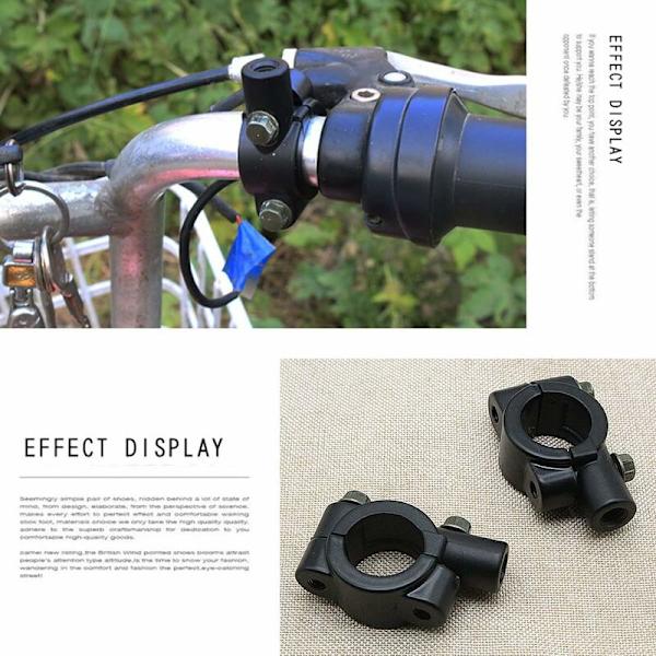 Motorcykel backspegel fäste, universell backspegel fäste för 10MM motorcykel styre, cykel backspeglar fäste klämma adapter