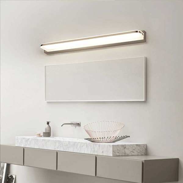 LED-speilbelysning 12W Bad Vegglampe Nøytral Hvit 4000K Moderne Innendørs Bad Belysning 1000LM 50 Ikke-dimbar IP44