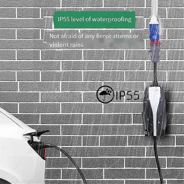 5-benet CEE-adapter til Model S 3 XY Gen 2 Ev-oplader Universal)