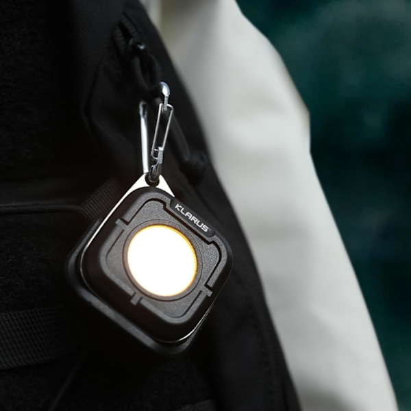 Uppladdningsbar Campinglampa - 650LM 8 Lägen med Magnetisk Bas & Krok | IPX5 för Utomhusbruk, Nödsituationer (Svart)
