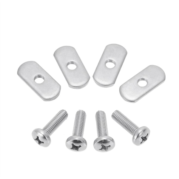 8Pcs Kayak Rail/Track M6 Screws and Nuts T Slot Bolt Replacement Stainless Steel Gear Bolt Kayak Accessories