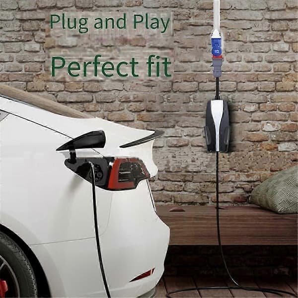 5-benet CEE-adapter til Model S 3 XY Gen 2 Ev-oplader Universal)