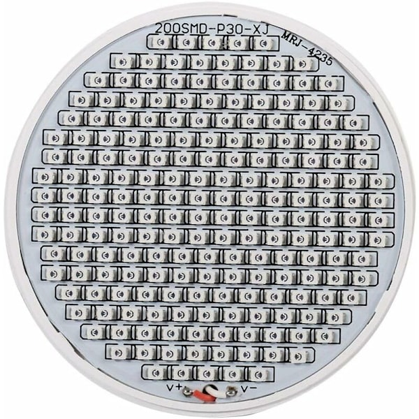 24W 200-LED växtlampa E27 Hydroponisk blomlampa 85265V för inomhusväxter