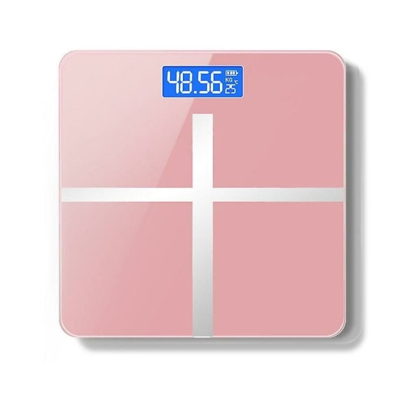 Pieni kotitalousvaaka karkaistu lasi elektroninen vaaka vartalovaaka USB-latauspainovaaka Akun tyyppi