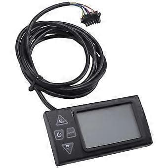 S861 LCD Ebike Display med SM-stik til Elektrisk Cykel BLDC Controller Kontrolpanel Sort 24V-36V