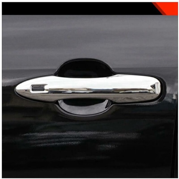 Car Bright Black Door Handle Cover Trim Decorator Sticker Exterior Accessories For C28 2022 2023