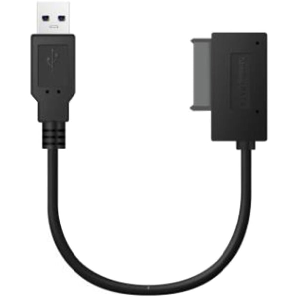 PC USB Adapter 6P+7P CD DVD Rom SATA till USB 2.0 Converter Slimline Sata 13 Pin Drive Kabel för PC Laptop Notebook
