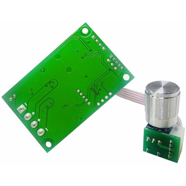 DC 12V - 24V 3A MAX DC Motor Controller Regulator Controller med knappbryter Helt automatisk justerbar kontrollinverter