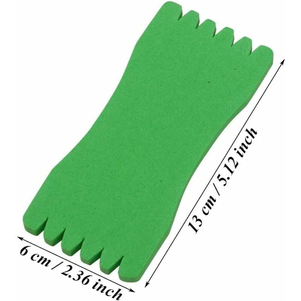 30 stk. fiskesnøre-opviklingsplade, skumplade-fisketilbehør, 7x 17 cm skumfiskesnøre-opviklingsplade til opbevaring
