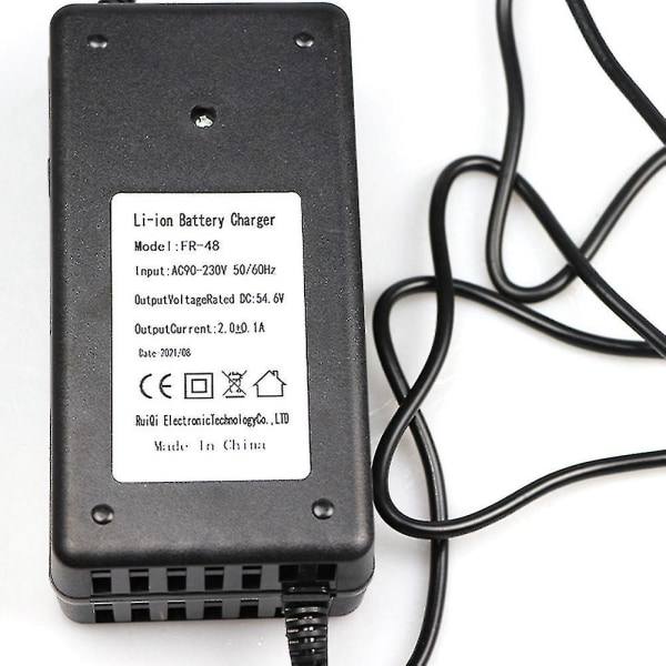 IC CNE DC 54,6V 2A E-scooter Batterioplader Adapter Til