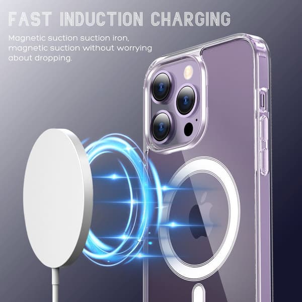 Transparent silikonecover til iPhone 13 - Magsafe