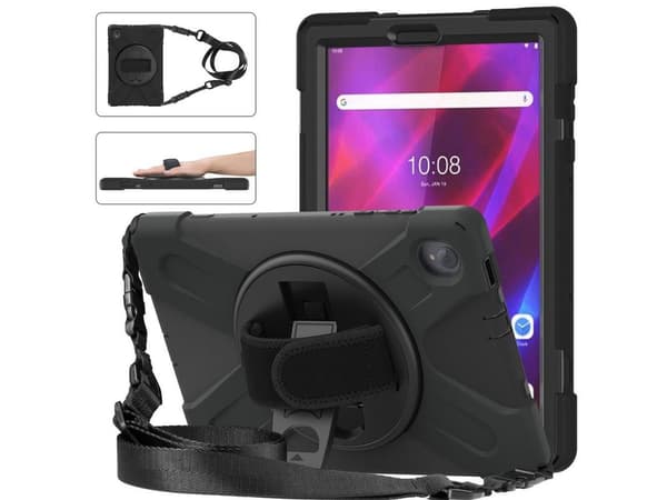 Silikonikotelo Lenovo Tab K10/m10 Plus -tabletille, musta