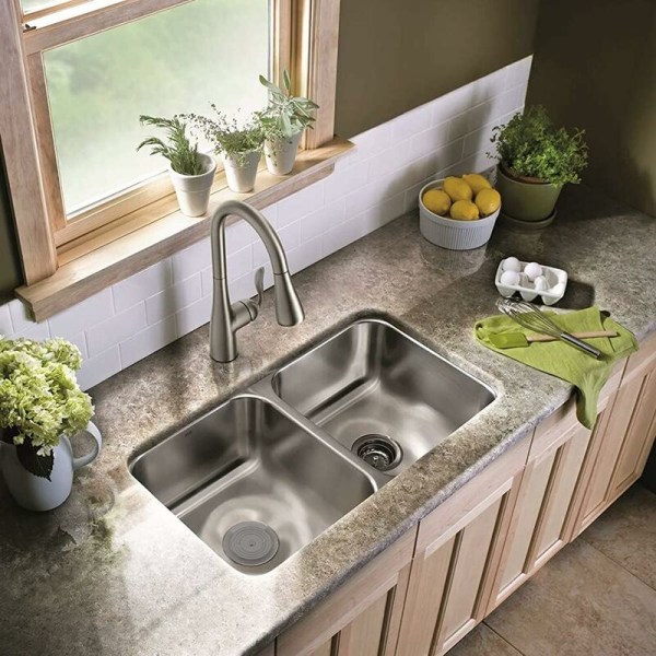 6 tommer silikonebadekarprop afløbsprop til køkken, badeværelse og vasketøj (grå)
