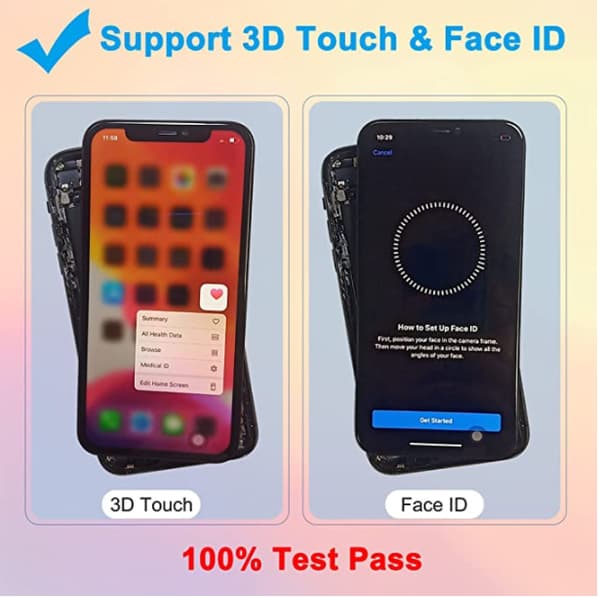 Udskiftningsskærm til iPhone Xs Max