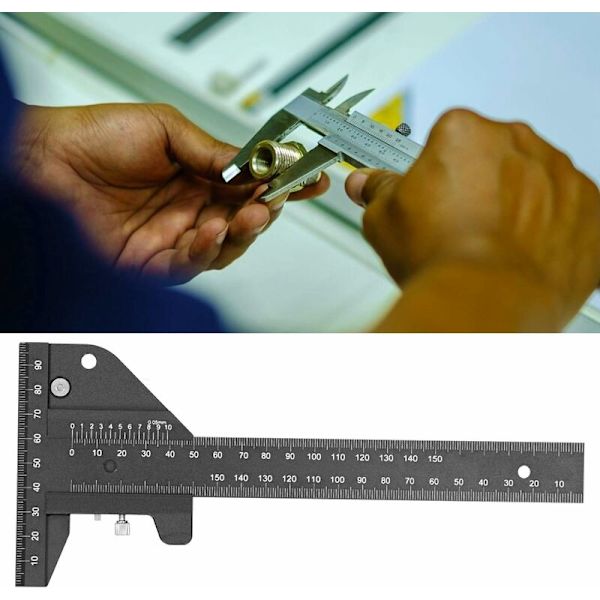 Puusepän DIY-työkalut Puusepän puunviivain Puunviivain Mitta Puusepän merkintätyökalu Puutyöstöviivain