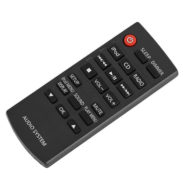 Ny fjärrkontroll för Panasonic Audio Stereo System-spelare N2qayc000058 Kontroller