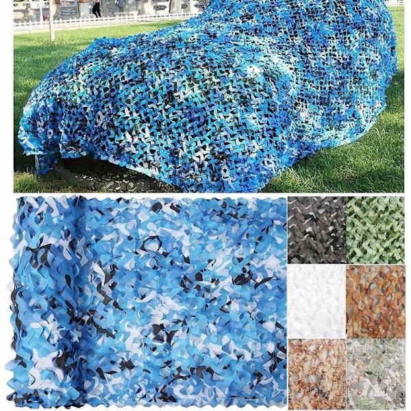 Camouflage net, solsejl camouflage, beskyttelsesnet til have til jagt, skygge, camouflage dekoration, skyggenet, terrasse