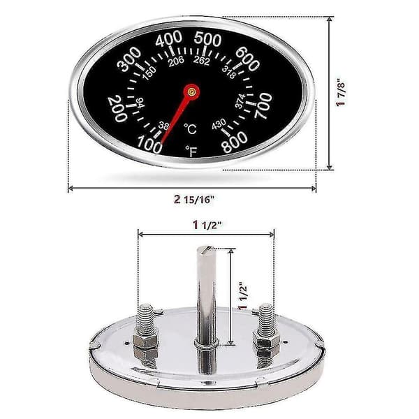BBQ Grill Lock Termometer Värmeindikator Ersättning Master För Nexgrill