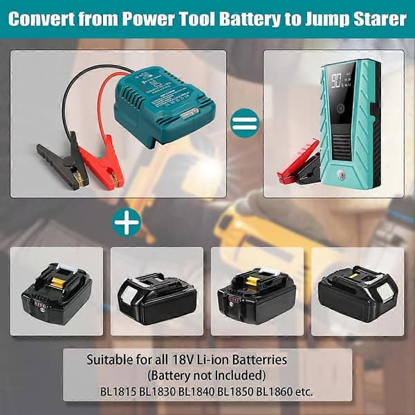 Startkablar Startkit för 18V Batteri