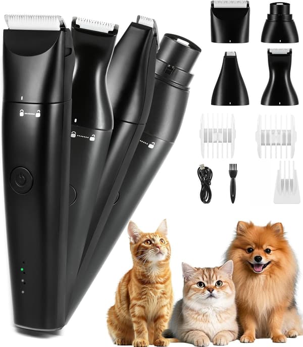 4-i-1 Hundtrimmer Set