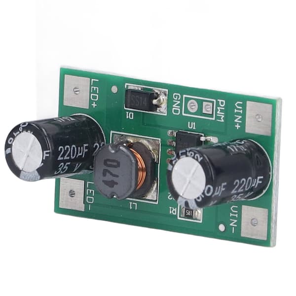 LED Driver Modul DC Buck Board 5V til 35V Input 350mA Output PWM Dæmpning 1W Lampe
