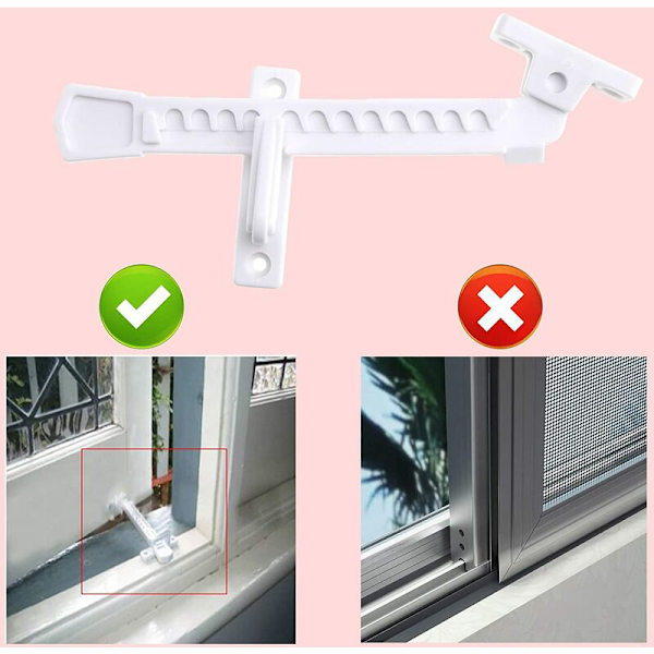 Säkerhetsbegränsare för UPVC-fönster, skydd för dörrar, barn, baby, fönsterportblockering