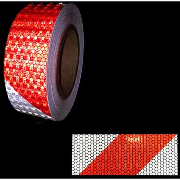 Självhäftande reflextejp Reflexvarningstejp Reflextejp Varningstejp 5cm*25m