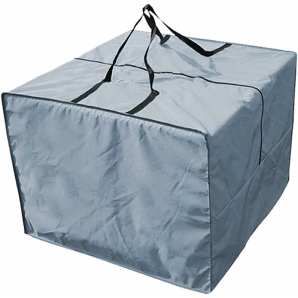 Pudeopbevaringspose - Holdbar 210D havepudeopbevaringspose, udendørs pudeopbevaringsbetræk med lynlås med håndtag og kapacitet 81 x 81 x 61