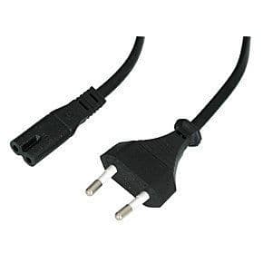 Euro strömkabel, 3m