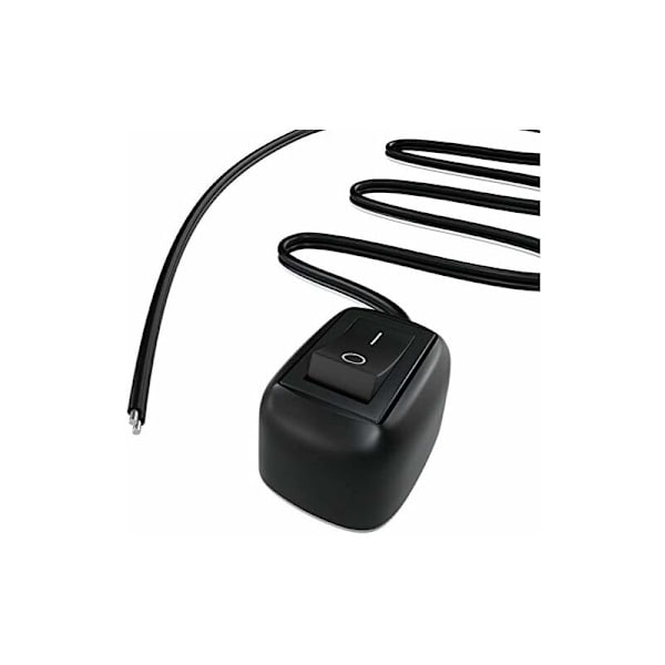 12V-230V/10A SPST Stick Typ På/Av Bil DIY Strömbrytare Vattendroppe Form Knapp Strömbrytare för Dimljus, LED Ljusramp (med 1m Kabel) HIASDFLS